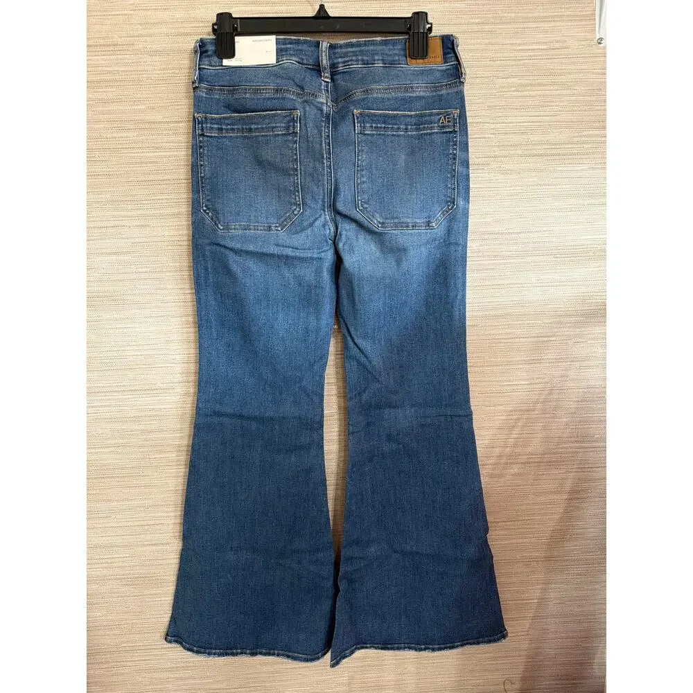 American Eagle Jeans women's Festival Flare size 10 NWT - Picture 5 of 8